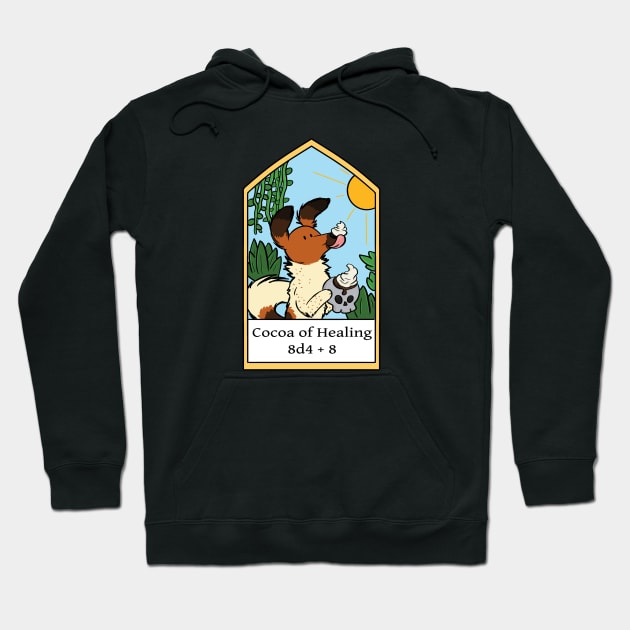 Cocoa of Healing Hoodie by DnDoggos